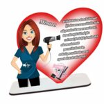 Decoratiune Cadou, Afacere, Personalizat, Lemn, 24.5x18.5cm, DCUV002 - imagine 3