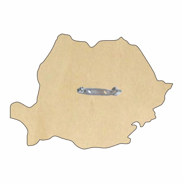 Insigna Lemn, 1 Decembrie, 7x5cm, ITUV001 - imagine 3