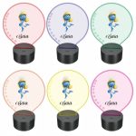 Lampa 3D personalizata, model Strumf, multicolor, 22x18 cm, LDUV031 - imagine 2