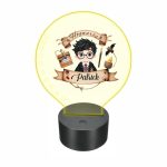 Lampa 3D personalizata, model Harry Potter, multicolor, 22x18 cm, LDUV033 - imagine 5