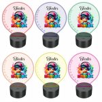 Lampa 3D personalizata, model Roblox, multicolor, 22x18 cm, LDUV043 - imagine 2