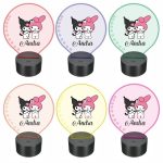 Lampa 3D personalizata, model Kuromi, My Melody, multicolor, 22x18 cm, LDUV046 - imagine 2