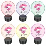 Lampa 3D personalizata, model My Melody, multicolor, 22x18 cm, LDUV053 - imagine 2