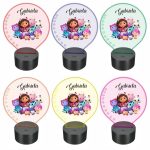 Lampa 3D personalizata, model Gabby’s Dollhouse, multicolor, 22x18 cm, LDUV057 - imagine 2