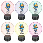 Lampa 3D personalizata, model Winnie The Pooh, multicolor, 22x18 cm, LDUV060 - imagine 2