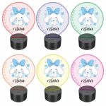 Lampa 3D personalizata, model Cinnamoroll, multicolor, 22x18 cm, LDUV062 - imagine 2