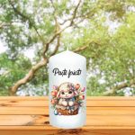 Lumanare Decorativa, Paste, Alb, 14x7 cm, LPS002 - imagine 3