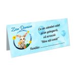 Plic bani Botez, Model PB46, Carton, Alb