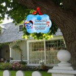 Pancarta Bine Ati Venit, Personalizata, Botez, Strumfi, 40x31cm, PBBUV010 - imagine 2