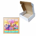 Puzzle din lemn, My Melody, 16 piese, Multicolor, 17x17 cm, PDUV014 - imagine 3