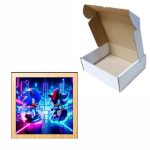 Puzzle din lemn, Sonic, 16 piese, Multicolor, 17x17 cm, PDUV034 - imagine 3
