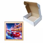 Puzzle din lemn, Cars, 16 piese, Multicolor, 17x17 cm, PDUV038 - imagine 3