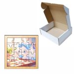 Puzzle din lemn, Cinnamoroll, 16 piese, Multicolor, 17x17 cm, PDUV040 - imagine 3