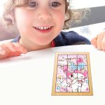 Puzzle din lemn, My Melody, 9 piese, Multicolor, 15x12 cm, PDUV085 - imagine 4