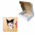 Puzzle din lemn, Kuromi, 5 piese, Incastru, Multicolor, 12x12 cm, PDUV133 - imagine 3