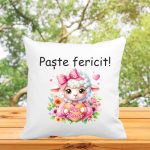 Perna de Paste, Personalizata, Multicolor, 40x40 cm, PPS002 - imagine 3