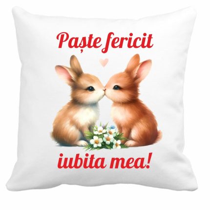 Perna de Paste, Iubita, Multicolor, 40x40 cm, PPS010