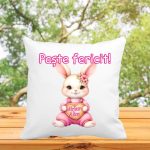 Perna de Paste, Personalizata, Multicolor, 40x40 cm, PPS011 - imagine 3