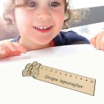 Rigla Gradinita, Personalizata, Lemn, 14x5,5cm, RGL004 - imagine 4