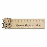 Rigla Gradinita, Personalizata, Lemn, 14x3,5cm, RGL006 - imagine 2
