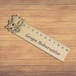 Rigla Gradinita, Personalizata, Lemn, 14x3,5cm, RGL006 - imagine 3