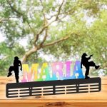 Suport Medalii, Personalizat, Multicolor, Lemn, 40,5x17cm, SM007 - imagine 3