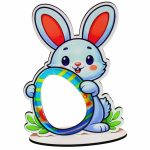 Suport Ou, Kinder, Paste, Lemn, Multicolor, 15x11 cm, SOKPUV014