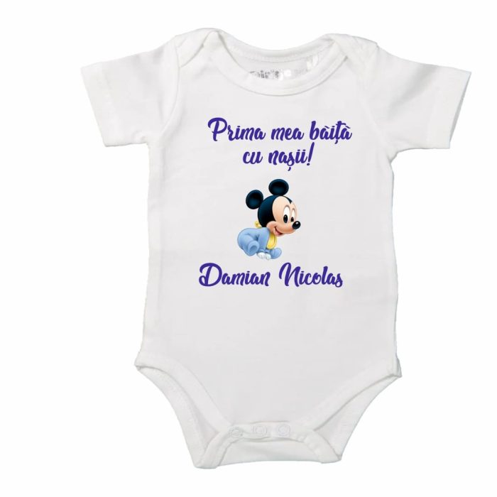 Set Prima mea baita cu Nasii, Mickey Mouse, Bumbac, SPB08 - imagine 4