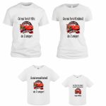 Set 7 tricouri pentru aniversarea de 2 ani, Cars, Bumbac, Alb, TRA001 - imagine 2