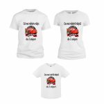 Set 7 tricouri pentru aniversarea de 2 ani, Cars, Bumbac, Alb, TRA001 - imagine 3