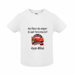 Set 7 tricouri pentru aniversarea de 2 ani, Cars, Bumbac, Alb, TRA001 - imagine 4