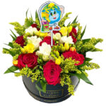 Topper Lemn, Scoala, 10cm, TSUV002 - imagine 4