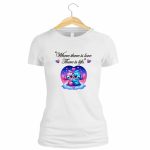 Tricou Personalizat, Stitch, Bumbac, Alb, TU22 - imagine 3