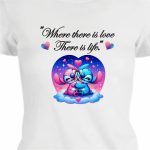 Tricou Personalizat, Stitch, Bumbac, Alb, TU22 - imagine 2