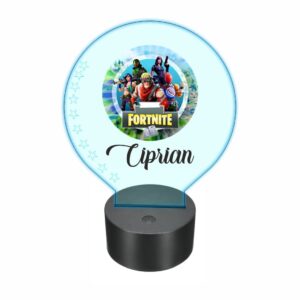 lampa led 3D personalizata fortnite