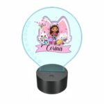 lampa led 3D personalizata gabby dollhouse