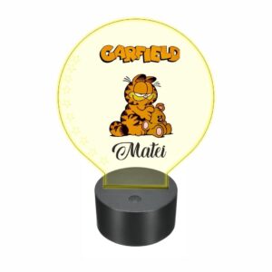 lampa led 3D personalizata garfield pisica