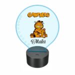 lampa led 3D personalizata garfield pisica