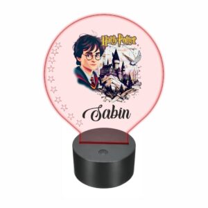lampa led 3D personalizata harrypotter castel
