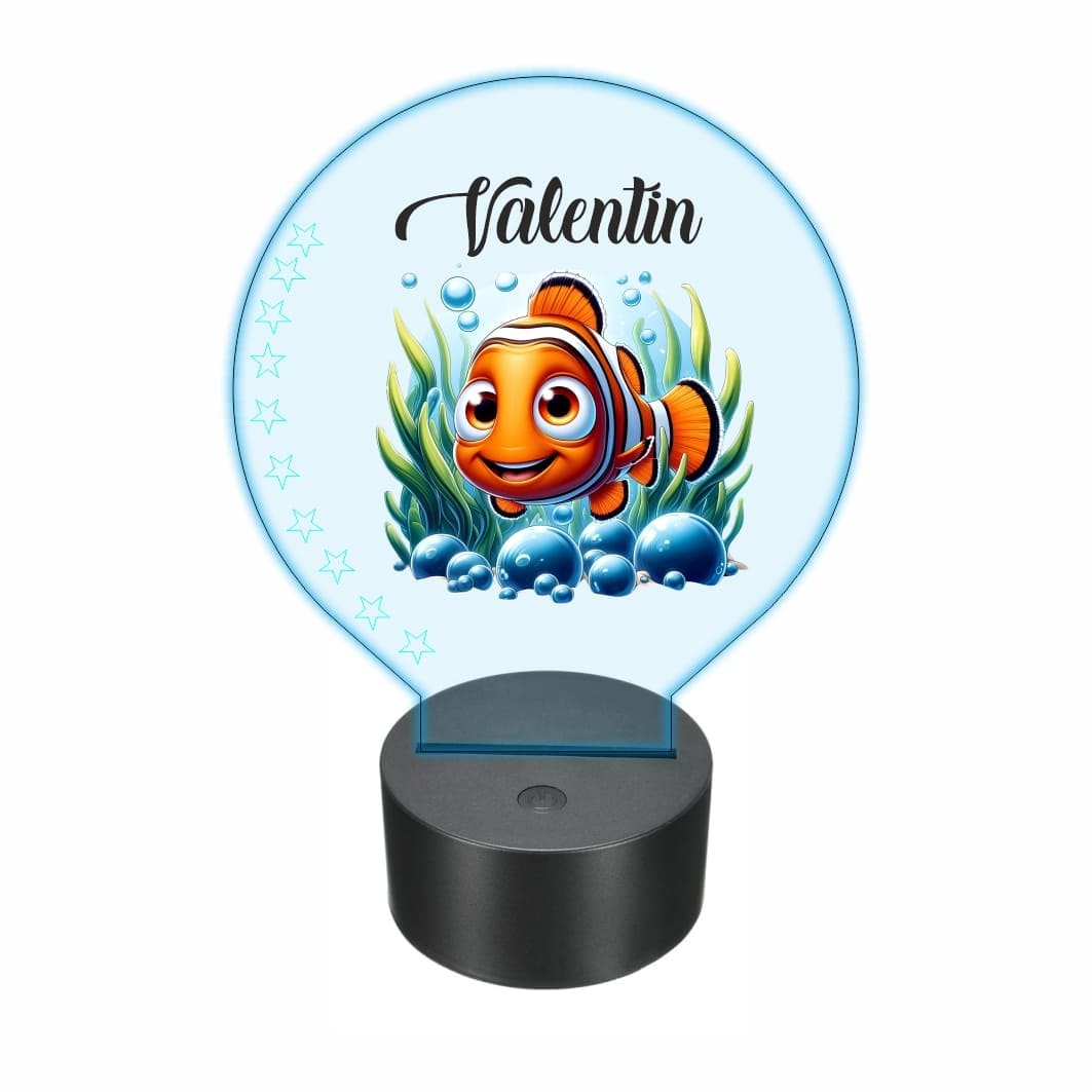 lampa led 3D personalizata nemo