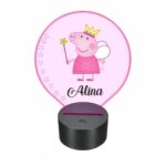 lampa led 3D personalizata peppa pig