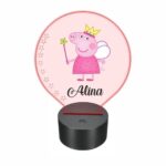 lampa led 3D personalizata peppa pig