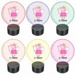 lampa led 3D personalizata peppa pig