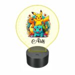 lampa led 3D personalizata pokemon echipa