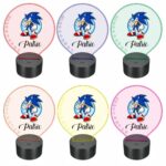 lampa led 3D personalizata sonic