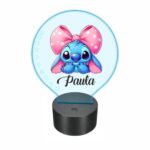 lampa led 3D personalizata stitch funda