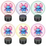 lampa led 3D personalizata stitch funda