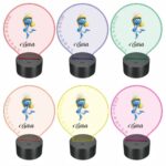 lampa led 3D personalizata strumfita