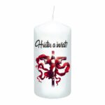 Lumanare De Paste Alb 14 7 Cm Lps007