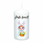 Lumanare Decor Festiv Paste Alb 14 7 Cm Lps010